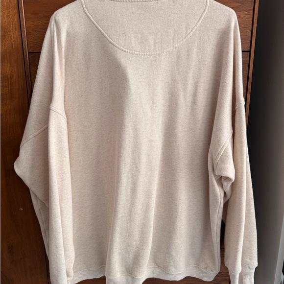 Aerie Getaway Quarter Snap Sweatshirt Size M - Picture 7 of 8